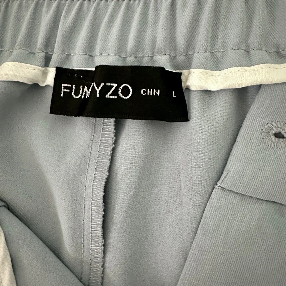 Light Blue Wide-Leg Trousers – Size L - Picture 8 of 14